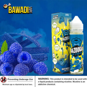 BAZOOKA E-LIQUID - BLUE RASPBERRY SOUR STRAWS