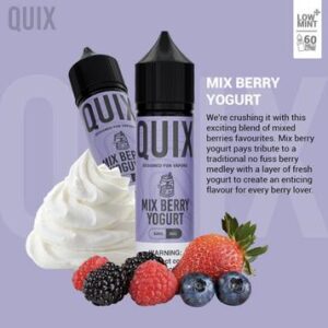 MIX BERRY YOGURT BY QUIX E-LIQUID