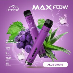 HYPPE MAX FLOW 2000 PUFFS - ALOE GRAPE