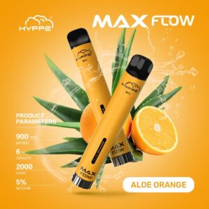 HYPPE MAX FLOW 2000 PUFFS - ALOE ORANGE