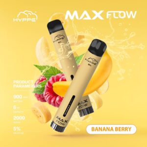 HYPPE MAX FLOW 2000 PUFFS - BANANA BERRY