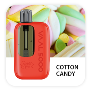 VAAL 5000 PUFFS DISPOSABLE VAPE - COTTON CANDY