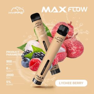 HYPPE MAX FLOW 2000 PUFFS - LYCHEE BERRY