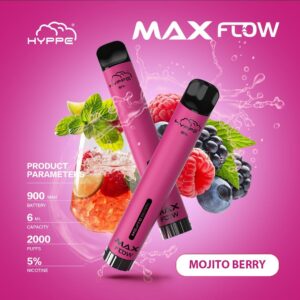 HYPPE MAX FLOW 2000 PUFFS - MOJITO BERRY