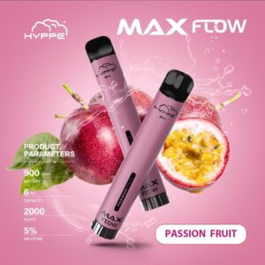 HYPPE MAX FLOW 2000 PUFFS - PASSION FRUIT
