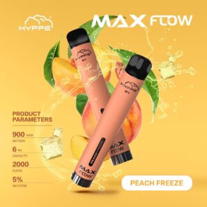 HYPPE MAX FLOW 2000 PUFFS - PEACH FREEZE