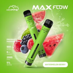 HYPPE MAX FLOW 2000 PUFFS - WATERMELON BERRY