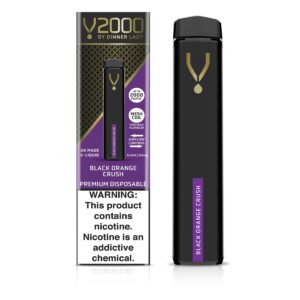 DINNER LADY V2000 DISPOSABLE - BLACK ORANGE CRUSH