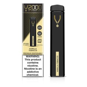 DINNER LADY V2000 DISPOSABLE - VANILLA TOBACCO