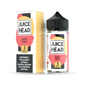 JUICE HEAD E-LIQUID - GUAVA PEACH 100ML